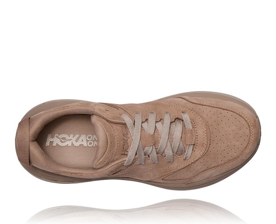 Basket Hoka One One Bondi L Suede Femme - Grise - NJS-285347